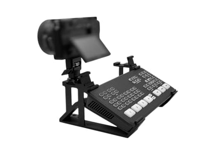Combo Stand for ATEM Mini Series – 6 Cold Shoe Slots, Slide-On Design, Stable Feet, Dust-Cover Compatible (Third-Party Accessory)
