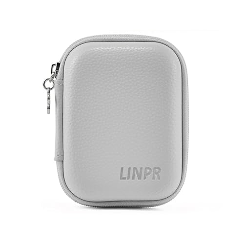 Digital Camera Case for CAMKORY, KODAK PIXPRO FZ45/FZ55, Canon IXUS 285 HS, Lecran, Small Travel Compact Camera Holder with Mesh Pocket for Accessories SD Card (Grey) - color: Grey