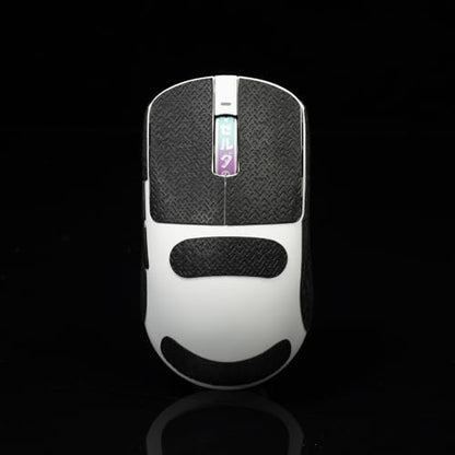 Gamer Mouse Grip Tape Sticker for VGN Dragonfly R1 Pro MAX VXE Non Slip Suck Sweat Pre Cut Easy Install Black 0.5mm - color: Black 0.5mm