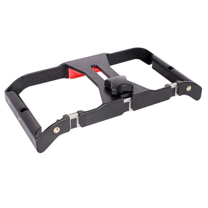 Phone Video Camera Cage Film Making Rig Hand Grip Bracket with Cold Shoe Mount 1/4in Screw for Smartphone Video Vlog Recording