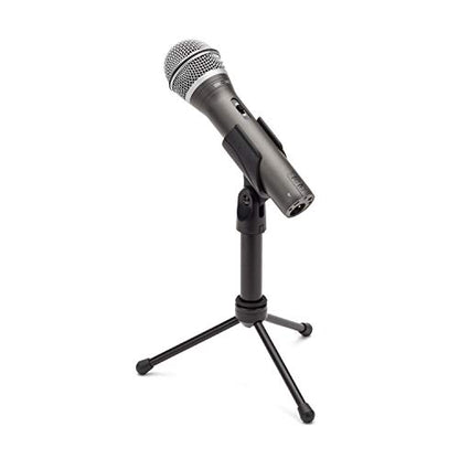 Samson Technologies Q2U USB/XLR Dynamic Microphone Recording and Podcasting Pack (Includes Mic Clip, Desktop Stand, Windscreen and Cables), silver (Renewed)