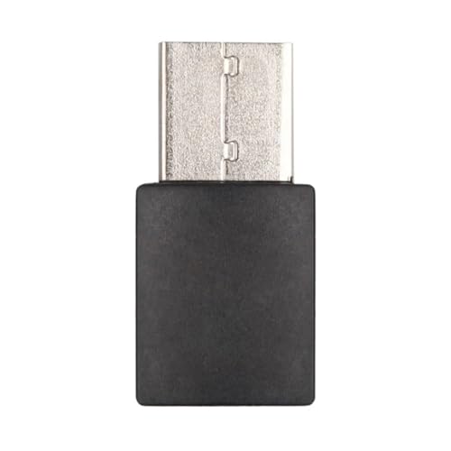 Dual-Band USB WiFi Adapter, Black - for Laptops and Desktops, Compatible with Windows, Mac, and Linux