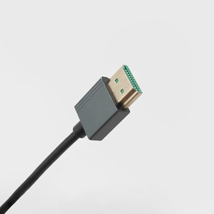 Coiled HDMI 2.0 Cable (A to A), 8K@60Hz 18Gbps High-Speed Supports 3D TPU Camera Cable Suitable for BMPCC 4K/6K, Panasonic S1H/GH5, Atomos Ninja V, Monitor, Gimbal, Video Transmitters