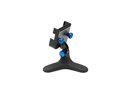 WeatherTech DeskFone Two View Universal Phone Holder for Flat Surfaces, Office, Kitchen, Nightstand - Royal Blue Metal Knobs - color: Royal Blue Metal Knobs