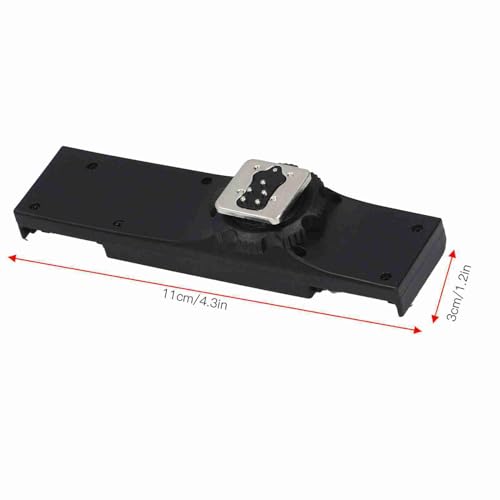 Hot Shoe Splitter, Multifunctional Hot Shoe Flash Light Bracket, Hot Shoe Mount Plate Adapter, High Loading Accessories for Camera Camcorder (for)
