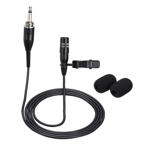 MECCANIXITY Lavalier Lapel Microphone, 3.5mm Thread Screw Plug Condenser Collar Microphone 1m Wired Unidirectional Condense Mini Lapel Mic for Presenters Musicians Actors - style: 3.5mm Thread Screw Plug