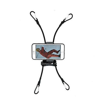 Cell Phone Fence Mount - Camera Backstop Chain Link Mount for Gopro Action Camera Small Digital Camera and Smartphones - Your Baseball - Softball - Tennis Games Buddy