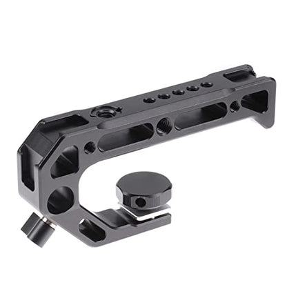 Z5 Z6 Z7 Cage, Hersmay Camera Cage with Top Handle for Nikon Z5/ Z6/ Z7/ Z6II/ Z7II Mirrorless Camera with Cold Shoe,ARRI Handle Locating Holes,Multiple 1/4" 3/8" Screw Holes - size: For Nikon Z5/ Z6/ Z7/ Z6II/ Z7II