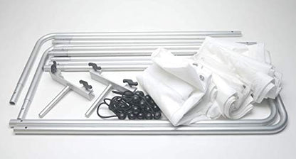Glide Gear BFS 100 Butterfly Scrim – 4x4, 6x6, 8x8 Diffuser – 3 Nylon Silks, Quick-Setup Frame, C-Stand Clamps Included