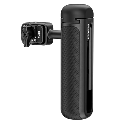 NEEWER PA045E Side Handle with Bluetooth Remote Shutter, Quick Release Clamp, Anti Off Cold Shoe for NEEWER 2nd Gen Phone Cage for 15 Pro/15 Pro Max/S24 Ultra, Silver Lock - style: PA045E