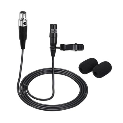 MECCANIXITY Lavalier Lapel Microphone, Mini XLR 4 Pin TA4F Plug Condenser Collar Microphone 1m Wired Unidirectional Condense Mini Lapel Mic for Presenters Musicians Actors - style: Mini XLR 4 Pin TA4F Plug