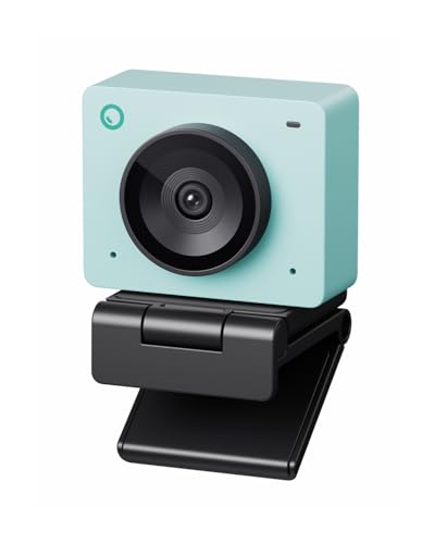 OBSBOT Meet SE 1080P 100FPS Webcam for PC, AI Framing Streaming Camera with 1/2.8" Sensor, Beauty Mode, Gesture Control, Staggered HDR, Web Camera for Desktop Computer, Laptop, Meeting. (Aurora Green) - color: Aurora Green