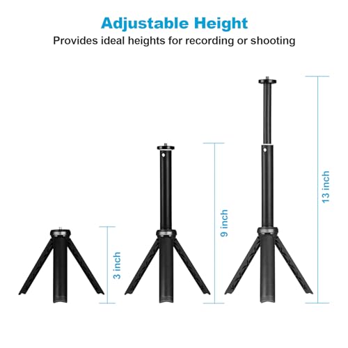 NexiGo 4K Autofocus Webcam Kit, N930E Pro UHD Webcam w/Ring Light, 1080P@60FPS, Dual Noise-Canceling Mics, Built-in Privacy Shutter, Lightweight Mini Tripod, Web Cam for Streaming/Meeting/Gaming