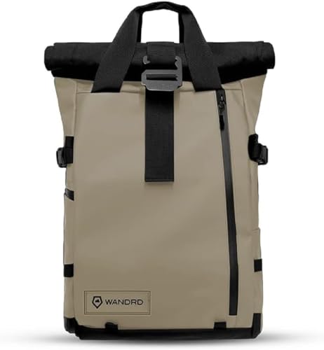 WANDRD PRVKE 31L Photography Bundle: Weather-Resistant Travel & Camera Backpack with Laptop Sleeve, Quick Side Access, Clamshell Opening – Ideal Photography & Travel Bag (Yuma Tan) - color: Yuma Tan, size: PRVKE 31L, style: Photography Bundle