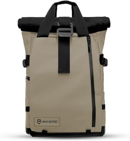 WANDRD PRVKE 31L Photography Bundle: Weather-Resistant Travel & Camera Backpack with Laptop Sleeve, Quick Side Access, Clamshell Opening – Ideal Photography & Travel Bag (Yuma Tan) - color: Yuma Tan, size: PRVKE 31L, style: Photography Bundle