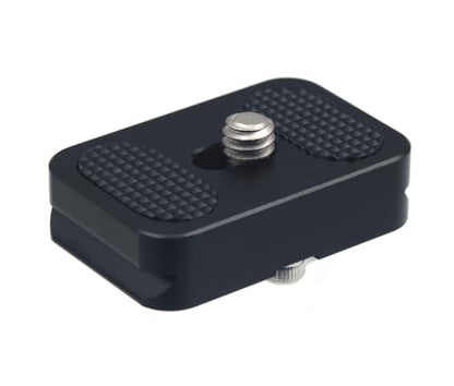 PU-25 25mm Universal Quick Release QR Plate Mini Plate Compact Camera Mount for Tripod Monopod Ball Head DSLR Camera, Arca-Swiss Compatible