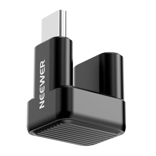 NEEWER USB Type C Adapter, 180 Degree U Shaped USB C OTG Adapter Extender Mobile Photography Accessories Compatible with iPhone 17 16 15 Samsung S25 Ultra Phone Cage & Case, PS017