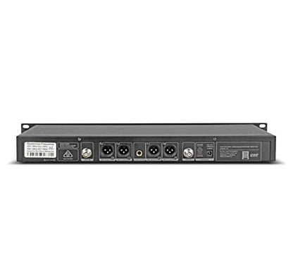 Frequency B Wireless Microphone System 4 Channel 4 Lavalier 4 Bodypacks 4 Lapel Mic 4 Headsets UHF for Karaoke System Church Speaking Conference Meeting Classroom Wedding Party Meeting School