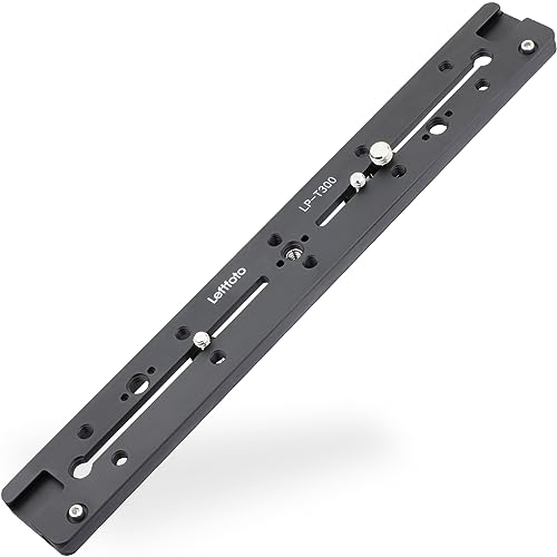 LEFTFOTO 300mm Dovetail Slide Rail,Arca Swiss Type Quick Release Plate - size: 300mm