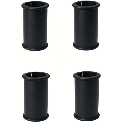 4 PCS Microphone Shock Mount Rubber Sleeve Black Shock Mount Spacer for Microphone Stand Shock Absorption