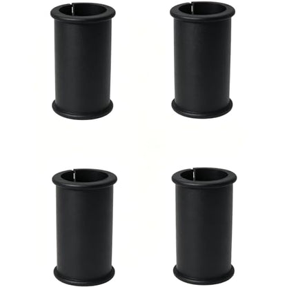 4 PCS Microphone Shock Mount Rubber Sleeve Black Shock Mount Spacer for Microphone Stand Shock Absorption