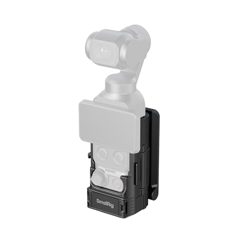 SMALLRIG Folding Magnetic Mount Stand for DJI Osmo Pocket 4P/4, 180° Damping Adjustable Arca-Swiss Backplate, Expansion Adapter with Bidirectional Mount, Cold Shoe Mount, 1/4"-20 Threaded Hole - 6009