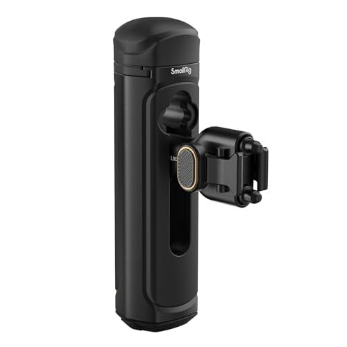 SMALLRIG Quick Release Side Handle for Universal Mobile Phone Cage 4299 and iPhone 15 Series Cage, Aluminum Handle Grip with Built-in Cold Shoe - 4403 - size: 4403 (Without Wireless Control)