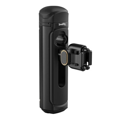 SMALLRIG Quick Release Side Handle for Universal Mobile Phone Cage 4299 and iPhone 15 Series Cage, Aluminum Handle Grip with Built-in Cold Shoe - 4403 - size: 4403 (Without Wireless Control)