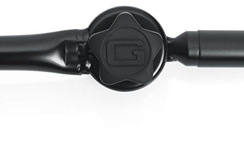 Gator Frameworks Adjustable Angled Mini Boom Arm with Interlocking Design, 9" Boom Arm (GFW-MIC-CLMPBM9) - style: 9" Boom - Fixed