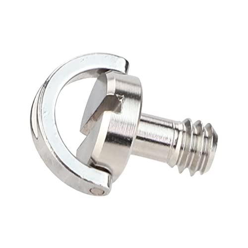 D Shaft D-Ring 1/4" Tripod Screw QR Plate Screw Mounting Camera Screw.-2 pcs. - size: 1/4''screw*2
