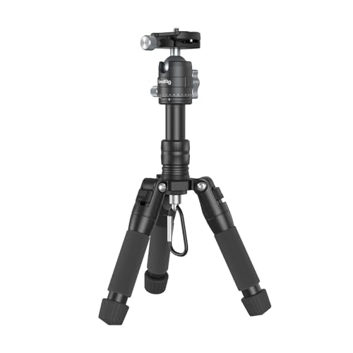 SmallRig VT-20 Aluminum Mini Tripod, 20" Desktop Tripod with 360° Ball Head, Compact Desktop Tripods for DSLR Camera Video Camcorder, Load up to 13lb/6kg - style: VT-20