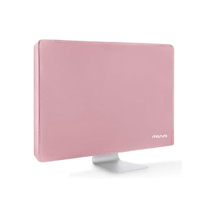 MOSISO Monitor Dust Cover 22, 23, 24, 25 inch Anti-Static Dustproof LCD/LED/HD Panel Case Computer Screen Protective Sleeve Compatible with iMac 24 inch, 22-25 inch PC, Desktop and TV, Pink - color: Pink, size: 22-25 inch