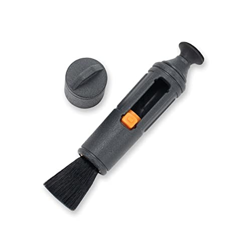 C6 Compact Lens Cleaner Pen, with Dry Nano-Particle Cleaning Formula | Reusable Cleaner with Retractable Soft Brush - Great For Optics, Camera Lenses and Screen Cleaning (CS-35) - style: 13mm Tip