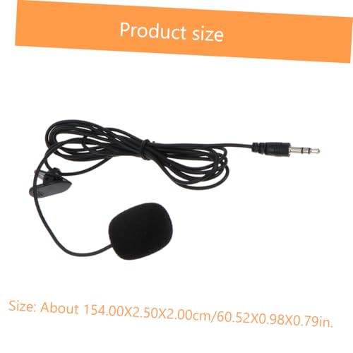 Healifty 3pcs Professional Clip Lavalier Microphones Condenser Mics for Streaming Recording Interviews Video Chat Compatible with Laptop Desktop Podcast Classroom Use