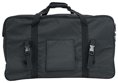 Rockville TB12 v2 Rugged Speaker Bag Carry Case Fits Yamaha DXR12 and QSC K12.2 12" Speakers and other Similar Sized PA Systems | Stand Holder Pocket, Interior Straps, Water Resistant, Dual YKK Zippers, Thick Foam Padding, Dual Handles - style: 12 - Inche