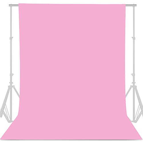 GFCC Pink Backdrop - 8FTX10FT Polyester Pink Photo Backdrop for Photoshoot Background for Photography Screen Video Recording Picture Background - color: Pink, size: 8ftx10ft