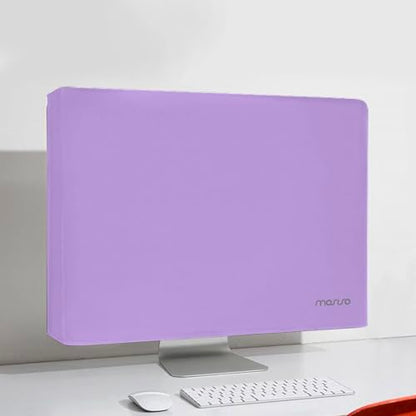 MOSISO Monitor Dust Cover 26, 27, 28, 29 inch Anti-Static Dustproof LCD/LED/HD Panel Case Computer Screen Protective Sleeve Compatible with iMac 27 inch, 26-29 inch PC, Desktop and TV, Purple - color: Purple, size: 26-29 inch