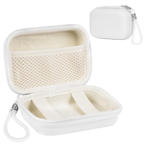 Ainiv Digital Camera Case Compatible with CAMKORY/for KODAK PIXPRO/for Lecran/for VAHOIALD/for Canon IXUS 285 HS - color: White-small