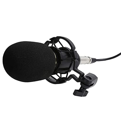Nikou Microphone Condenser Computer Streaming Broadcasting Singing Device BM800 Recording Kit USB Mic with Shock Mount for Live Broadcast