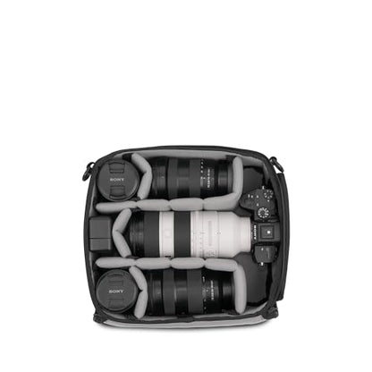 WANDRD All New Essential Plus Camera Cube V2: Camera Storage with Soft Grey Interior, Modular Dividers & Quick Access—Fits PRVKE 31L Traveling Bag, Mirrorless Kit, Lenses & Photography Accessories - size: Essential Plus V2