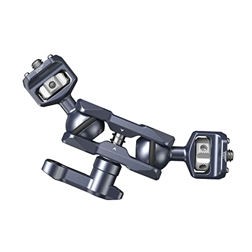 SMALLRIG Camera Magic Arm, Flexible Articulating Arm with 1/4” Screws, Field Monitor Mount with Dual Ballhead, Aluminum - style: Standard