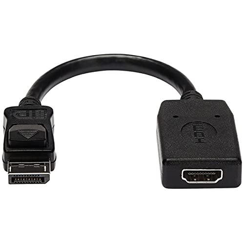StarTech.com DisplayPort to HDMI Adapter, DP2HDMI, 1080p, VESA Certified, Latching DP Connector, Passive, Electromagnetic Interference Shielding - size: 5 inches