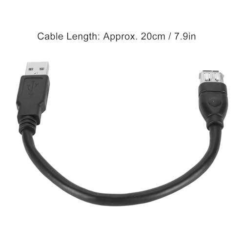 20cm IEEE 1394 6 Pin to USB 2.0 Adapter, 6 Pin Female to USB Adapter Cable Converter with High Speed Data Transfer for DV Camcorders