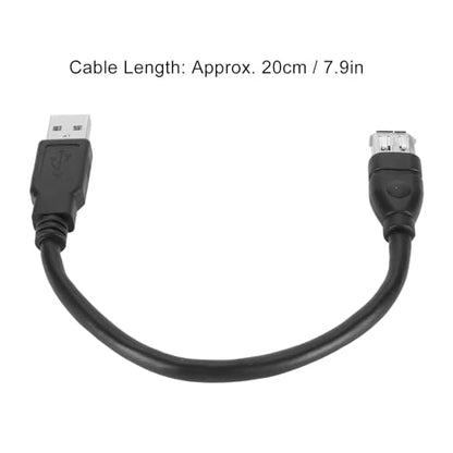20cm IEEE 1394 6 Pin to USB 2.0 Adapter, 6 Pin Female to USB Adapter Cable Converter with High Speed Data Transfer for DV Camcorders