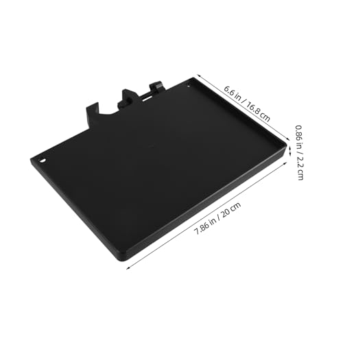 TEHAUX 4pcs Multi-functional Desk Mount Tray for Microphone and Sound Card Lightweight Audio Equipment Organizer for Live Streaming and Video Recording Clamp for Secure Setup