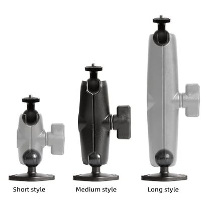xik 1/4"-20 Thread Camera Mount Holder for Wall/Desk/Car/Boat,AMPS Standard Hole Installation，Fits DSLR, CCTV, Action Cam, Projector, Security Camera - size: 5.51" Length