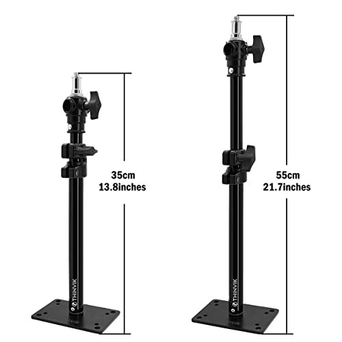 Thinvik Photography Studio Camera Stand,Lighting Wall Ceiling Mount Boom Arm for Video Monolight,Reflector,Overhead Vertical Horizontal Mounting - Aluminum Alloy Stands for Photographic Apparatus