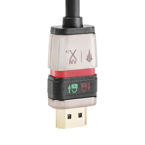 Locking HDMI 2.0 Cable - 4K@60Hz 18Gbps HDR for High-Speed Video Transfer with Ultra Lock System (2M) - size: 2M
