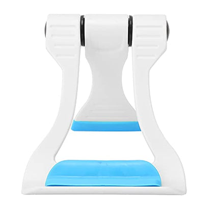 Cyrank Cell Phone Stand, 150 Degree Foldable Tablet Stand Phone Stand for Desk Desktop Phone Holder Phone Holder Cradle Desktop Bracket Phone Stand for Recording Office Desk Accessories(Blue)