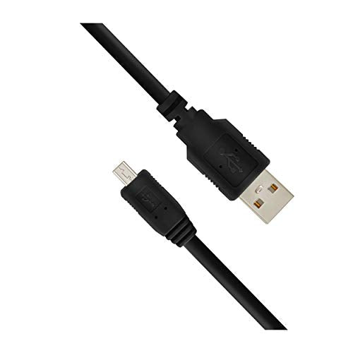 20ft USB UC E17 8 Pin to USB 2.0 - Extra Long USB to 8 Pin UC E17 USB Cable Tether Cable (Black)